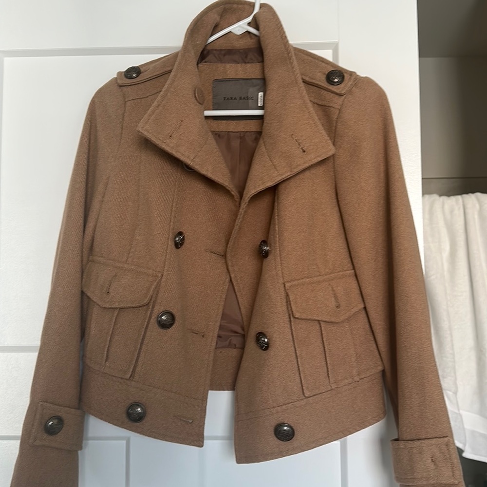 Zara XS Equestrian Camel Jacket
